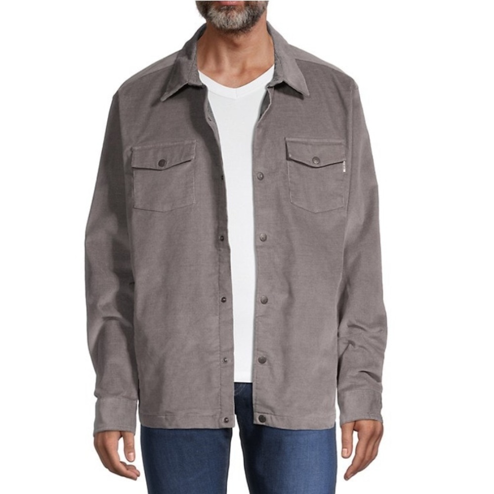 Linksoul Corduroy Jacket in Stone Grey | Sz Large | NWOT